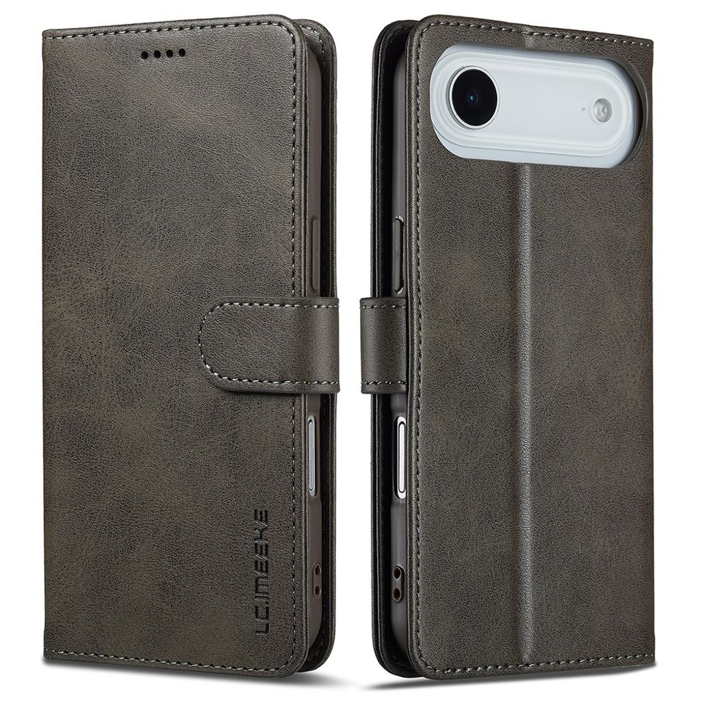 LC.IMEEKE iPhone Air Wallet Fodral with Stand - Gray