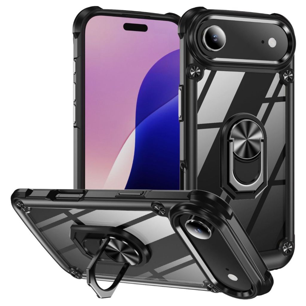 iPhone Air Skal with kickstand - Black