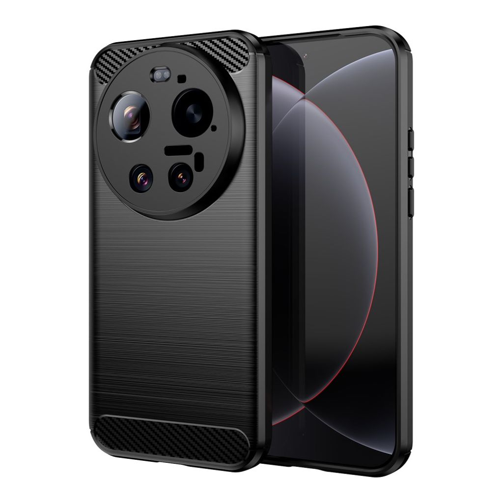Xiaomi 17 Ultra 5G Case Carbon Fiber Texture Brushed - Black