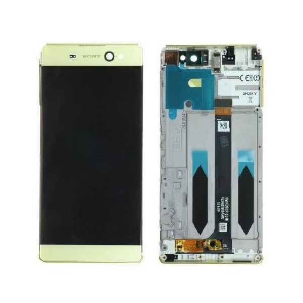 Xperia XA Ultra display guld Lime Original
