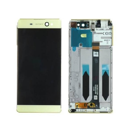 Xperia XA Ultra display guld Lime Original