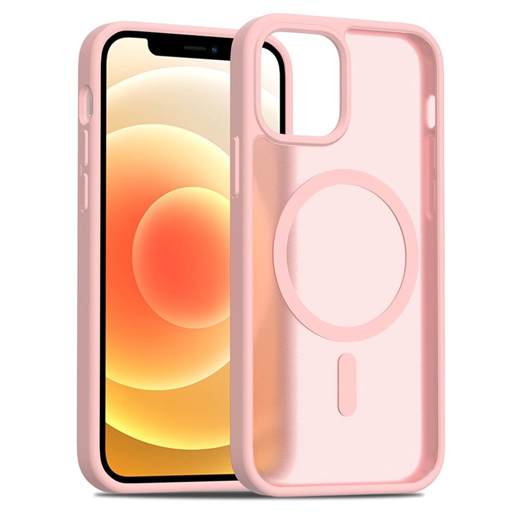IPhone 12 Pro / 12 skal with MagSafe – rosa