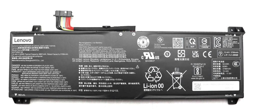 Lenovo Laptop Battery 4C 60Wh 15.44V L23B4PK4 BYD/B 30