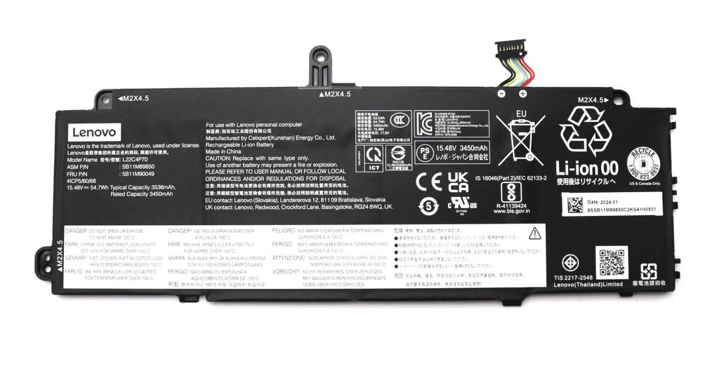 Lenovo Laptop Battery Internal, 4c 54.7Wh, Li-ion, CXP