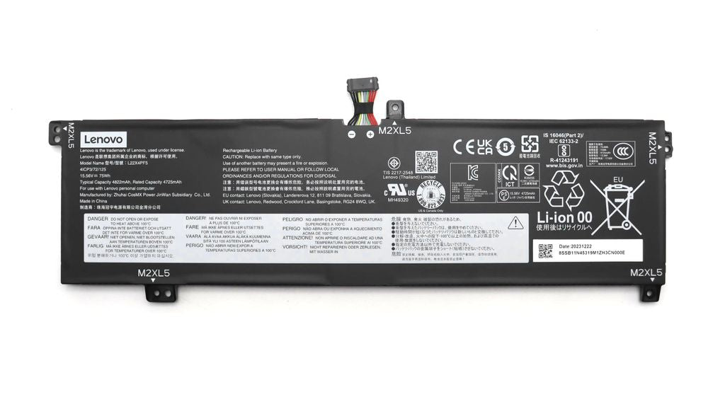 Lenovo Laptop Battery 4C 75Wh 15.56V L22X4PF5 CM/C