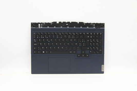 Lenovo C-lock with Keyboard (Flemish, Blue, White Backlit)