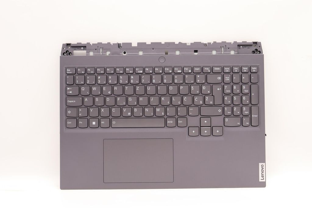 Lenovo C-lock with Keyboard (Slovenian, Storm Grey, RGB Backlit)
