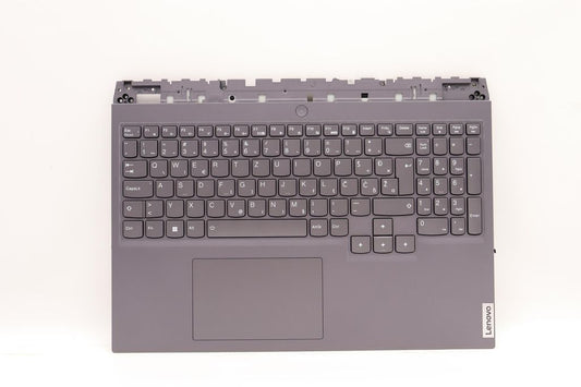 Lenovo C-lock with Keyboard (Slovenian, Storm Grey, RGB Backlit)