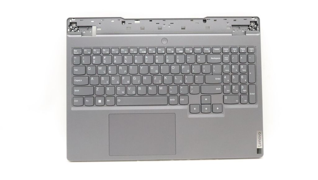 Lenovo C-Cover with Keyboard (Greek, Storm Grey, RGB Backlight)
