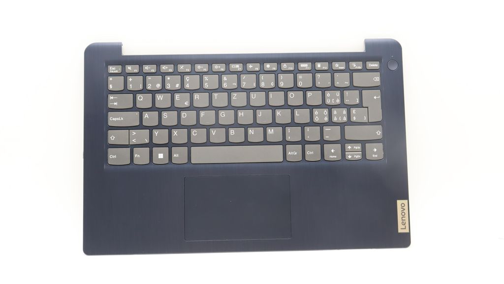 Lenovo C-Cover with Keyboard (Swiss, Non-Fingerprint) - Abyss Blue