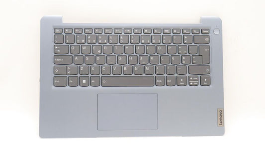 Lenovo C-Cover with Keyboard (Portuguese, Misty Blue, Backlit, Non-Fingerprint)