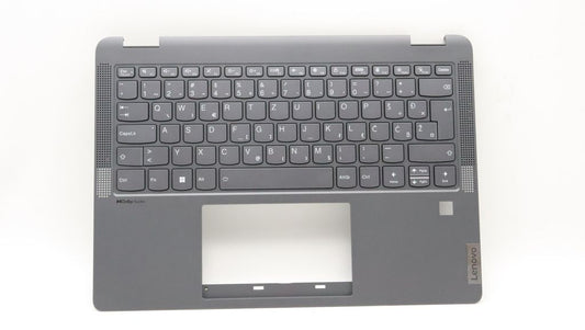 Lenovo C-lock with Keyboard (Slovenian, Storm Grey, Backlit)
