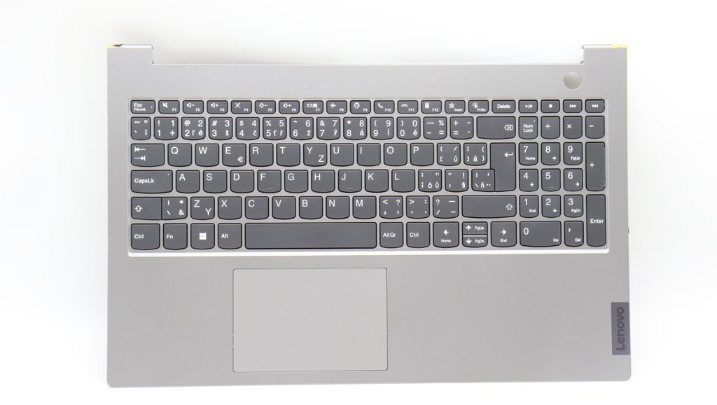Lenovo C-Cover with Keyboard (Czech Slovakian, Mineral Grey, Non-Backlight)