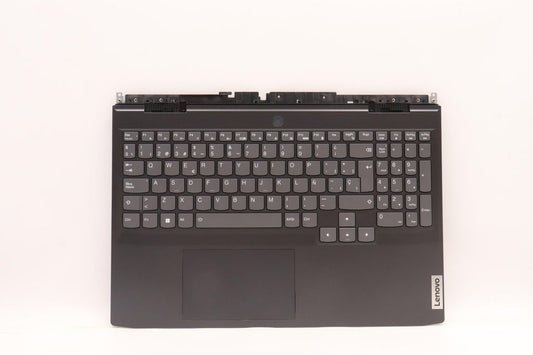 Lenovo C-lock with Keyboard (Spanish, Black, Backlit)
