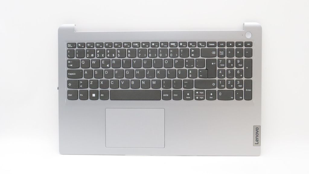 Lenovo C-Cover with Keyboard (Portuguese) - Cloud Grey