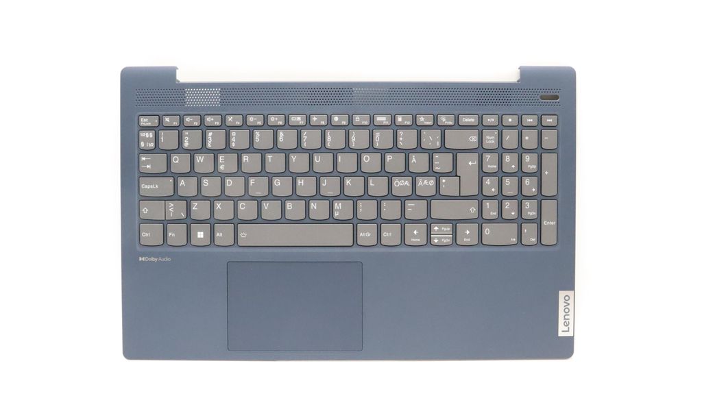 Lenovo C-Cover with Keyboard (Nordic, Backlight, Fingerprint) - Abyss Blue