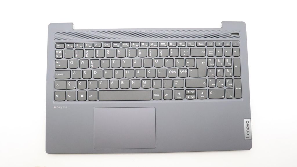 Lenovo C-Cover with Keyboard (Nordic, Storm Grey, Fingerprint)