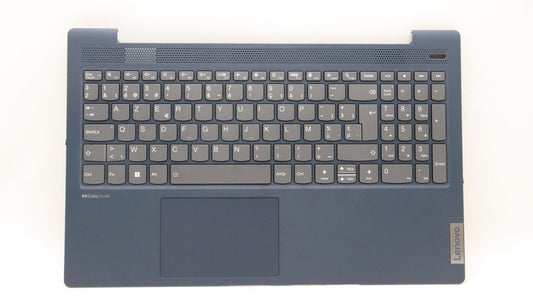 Lenovo C-Cover with Keyboard (Belgian, Abyss Blue, Backlit)