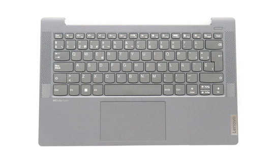 Lenovo C-Cover with Keyboard (Spanish, Non-Backlit) - Storm Grey