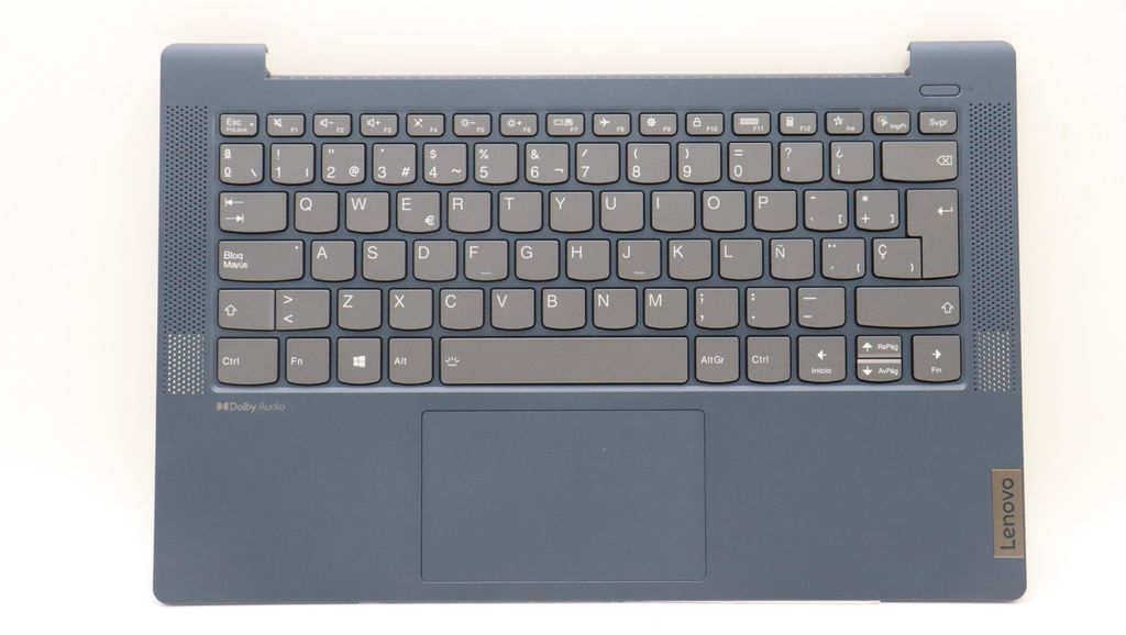 Lenovo C-Cover with Keyboard (Spanish, Abyss Blue, Backlit, Non-Fingerprint)