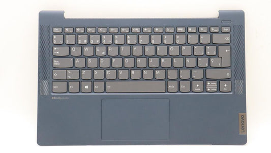 Lenovo C-Cover with Keyboard (Spanish, Abyss Blue, Backlit, Non-Fingerprint)