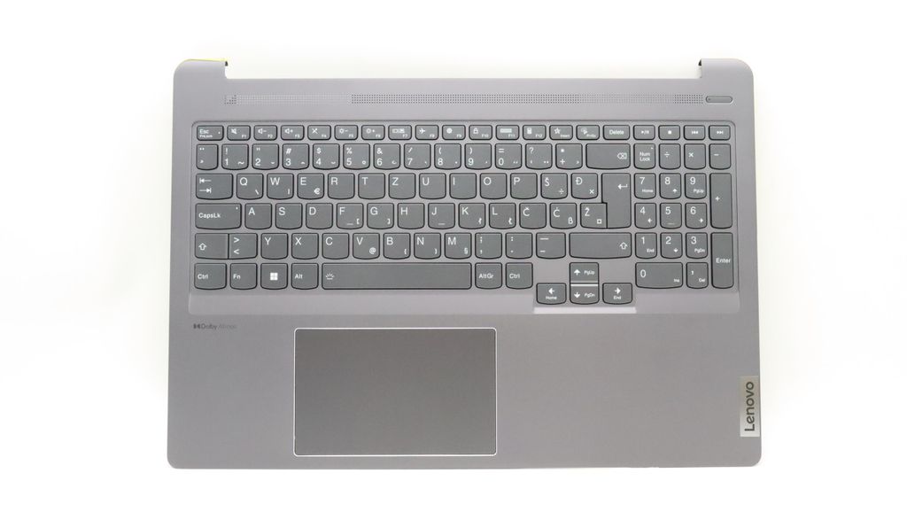 Lenovo C-Cover with Keyboard (Slovenian) - Storm Grey