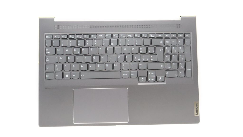 Lenovo C-lock with Keyboard (Italian, Grey)
