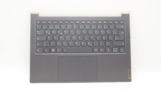 Lenovo C-Cover with Keyboard (German, Storm Grey)