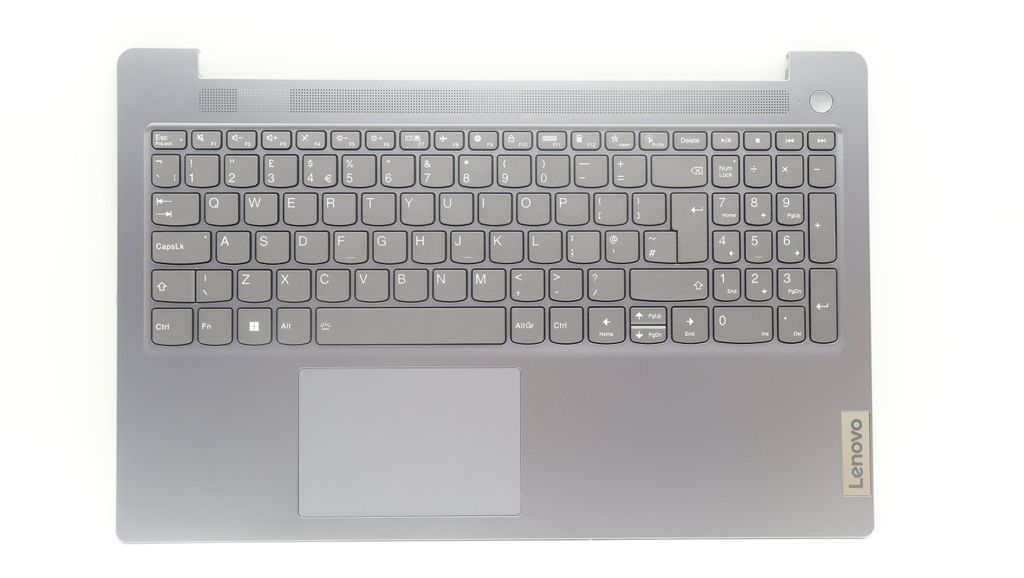 Lenovo C-Cover with Keyboard (UK English, Backlit) - Arctic Grey