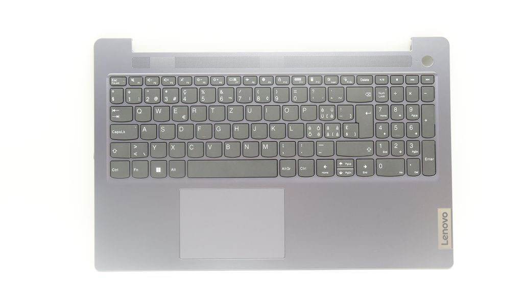 Lenovo C-Cover with Keyboard (Switzerland, Arctic Grey, Fingerprint)