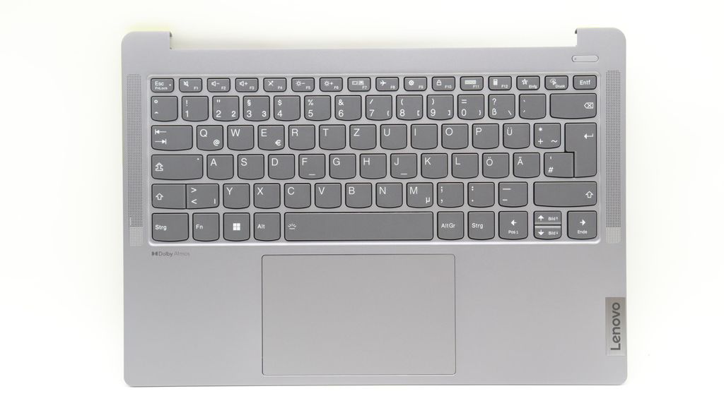 Lenovo C-lock with Keyboard (German, Arctic Grey)