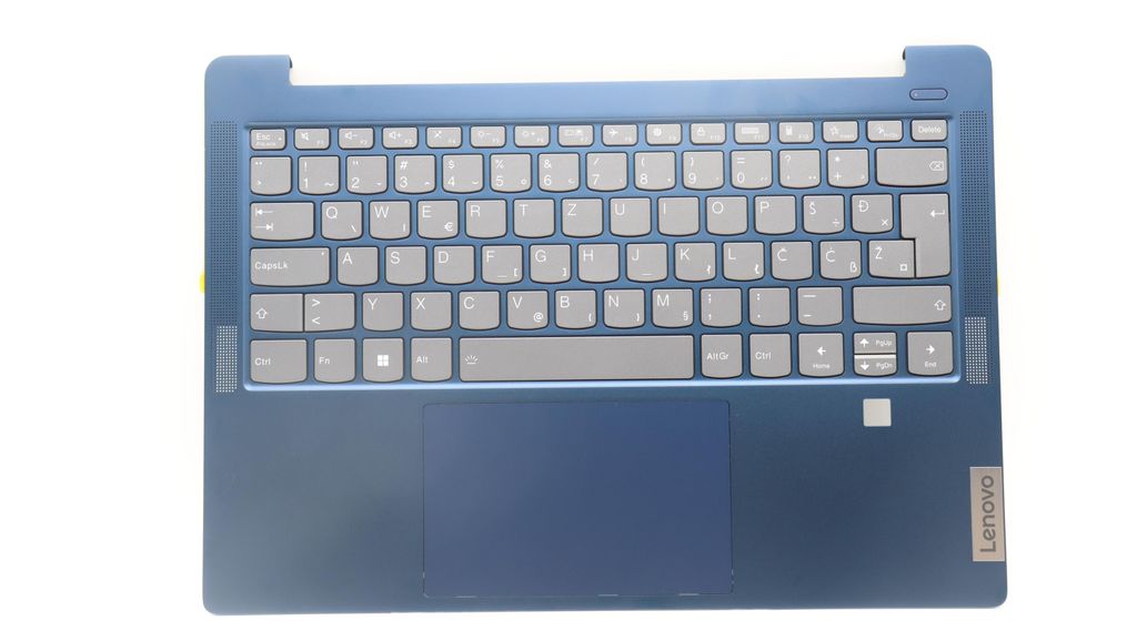 Lenovo C-Cover with Keyboard (Slovenian, Abyss Blue, Backlit, Fingerprint)