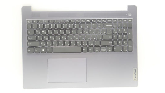 Lenovo C-lock with Keyboard (Russian, Non-Backlit, Non-Fingerprint) - Arctic Grey