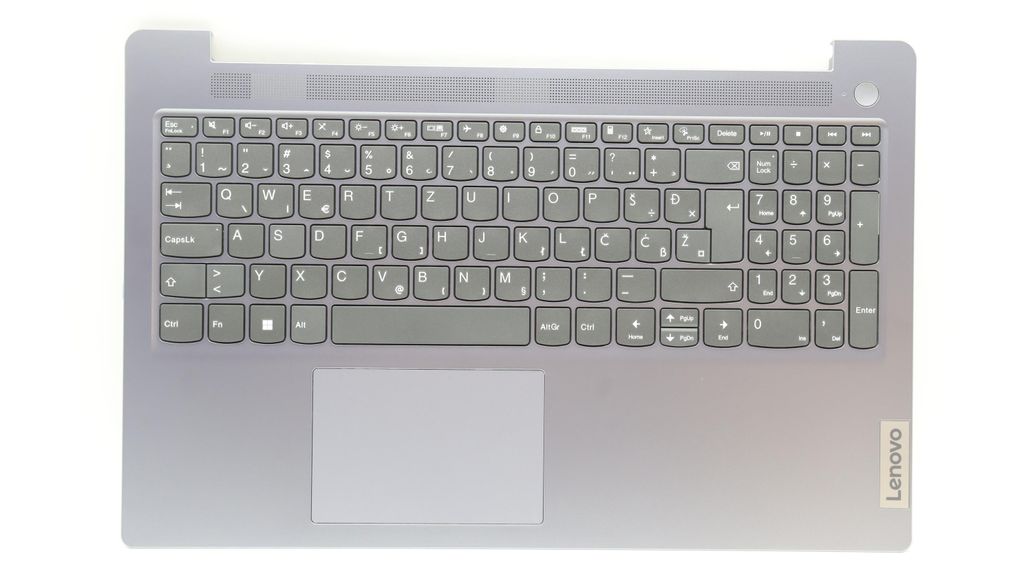 Lenovo C-lock with Keyboard (Slovenian, Arctic Grey)