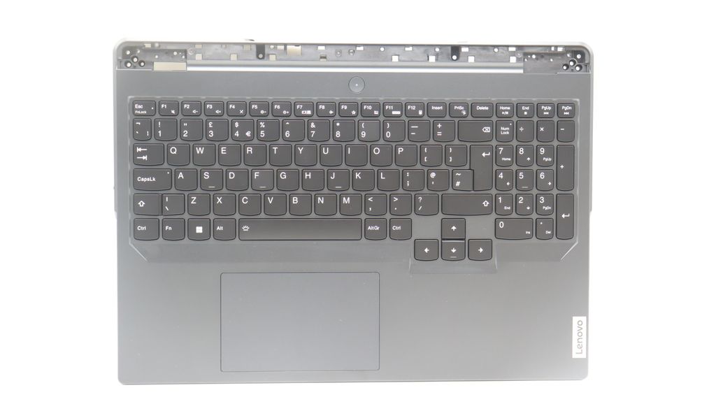 Lenovo Internal Keyboard (British English, Onyx Grey, Backlit)