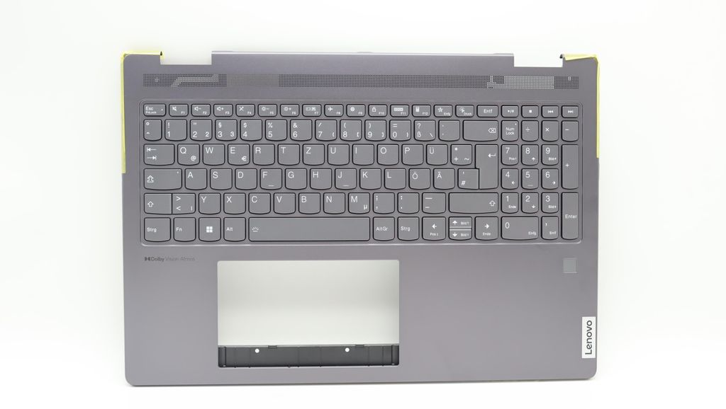 Lenovo C-lock with Keyboard (German, Fingerprint) - Storm Grey