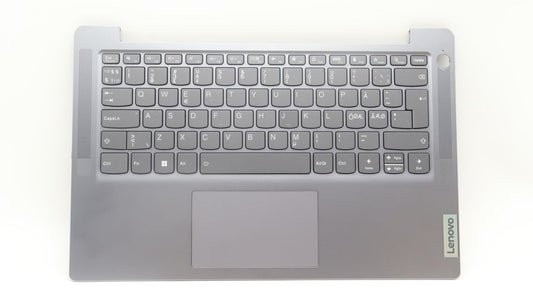 Lenovo C-lock with Keyboard (Nordic, Backlit, Fingerprint, Arctic Grey)