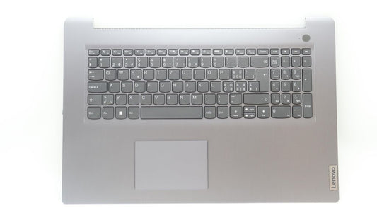 Lenovo C-lock with Keyboard (Swiss, Arctic Grey, Fingerprint)