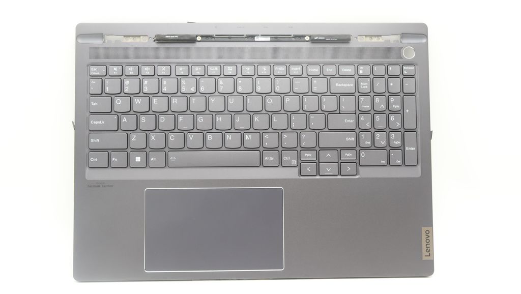 Lenovo Internal Keyboard (English US, Storm Grey, Backlight, Fingerprint)