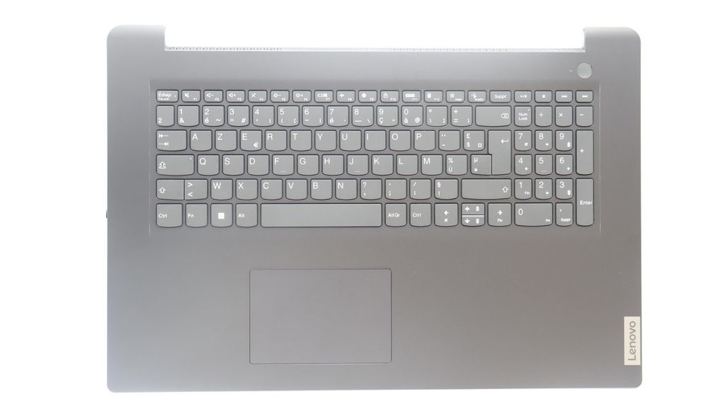 Lenovo C-lock with Keyboard (French, Iron Grey, Fingerprint)