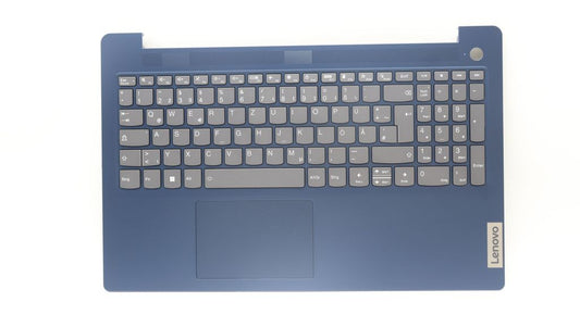 Lenovo C-lock with Keyboard (German, Deep Blue, Backlit, Fingerprint)