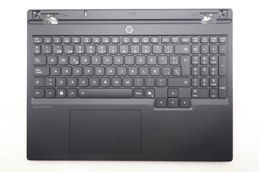 Lenovo C-lock with Keyboard (Spanish, RGB Backlit, Eclipse Black)