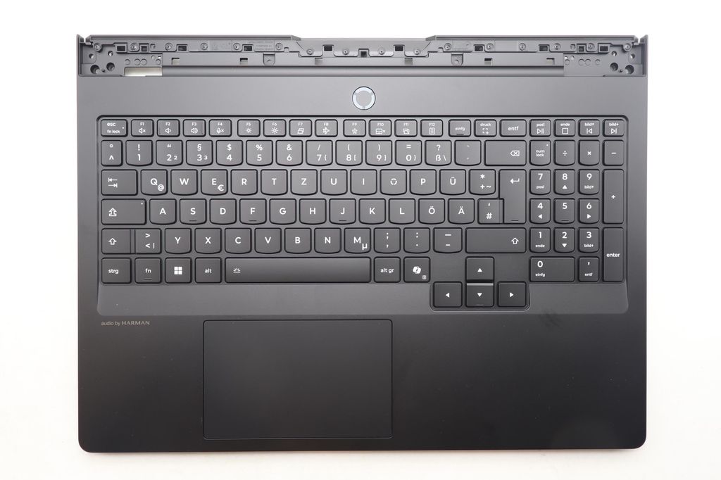 Lenovo C-lock with Keyboard (German, Eclipse Black, RGB Backlit)