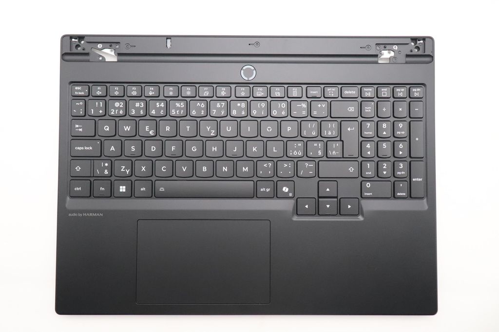 Lenovo C-lock with Keyboard (Czech/Slovak, RGB Backlit, Eclipse Black)