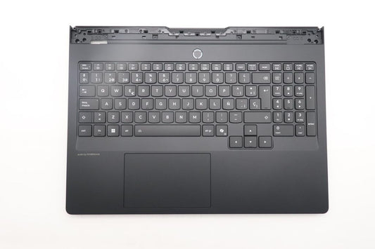 Lenovo C-lock with Keyboard (Spanish, White Backlit) - Eclipse Black