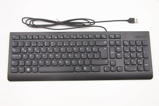 Lenovo External Keyboard (USB, Turkish, Black)