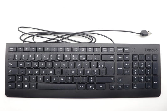 Lenovo AI External Keyboard (USB, French, Black)