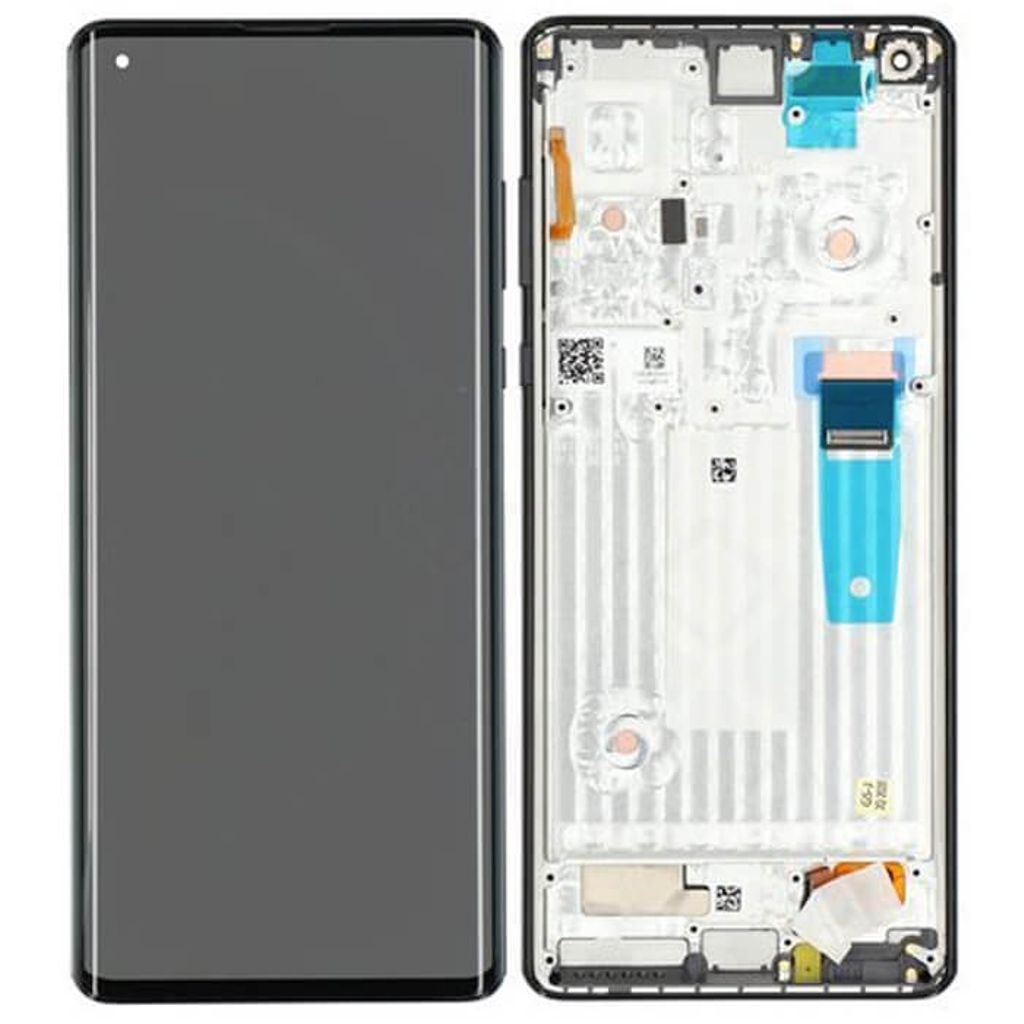 Motorola Edge Plus display LCD svart