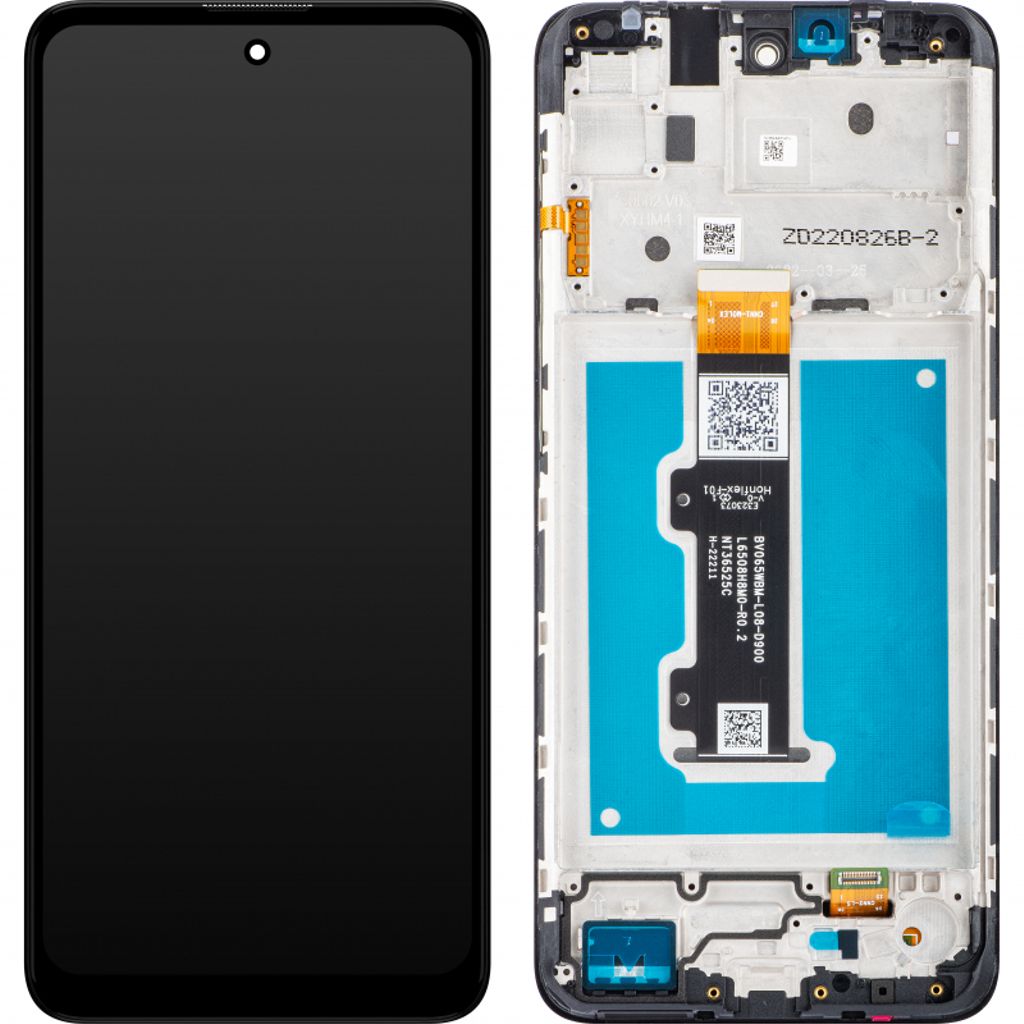 Motorola Moto E40 / E30 LCD-display – svart