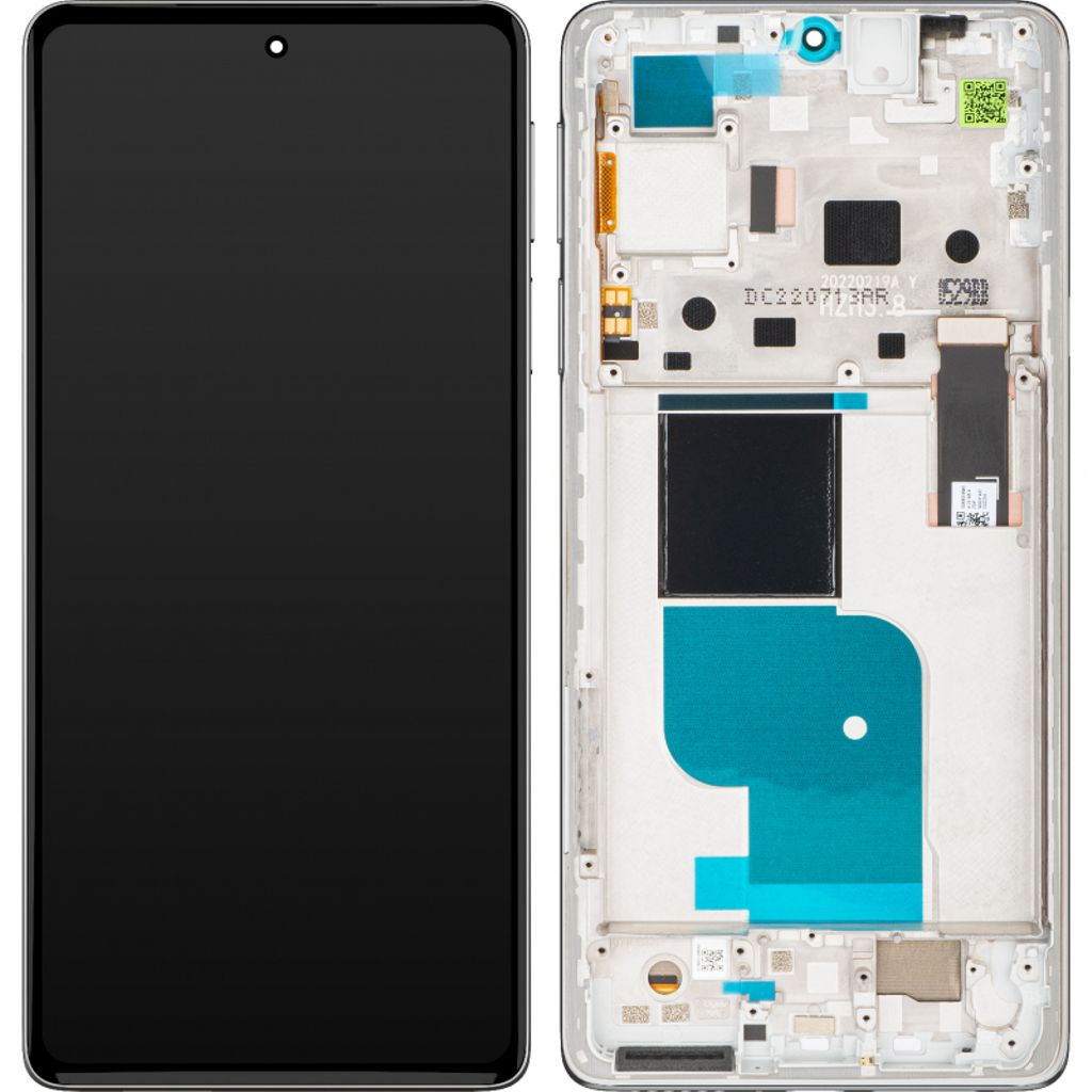 Motorola Edge 30 Pro / Edge+ 2022 LCD-display – vit